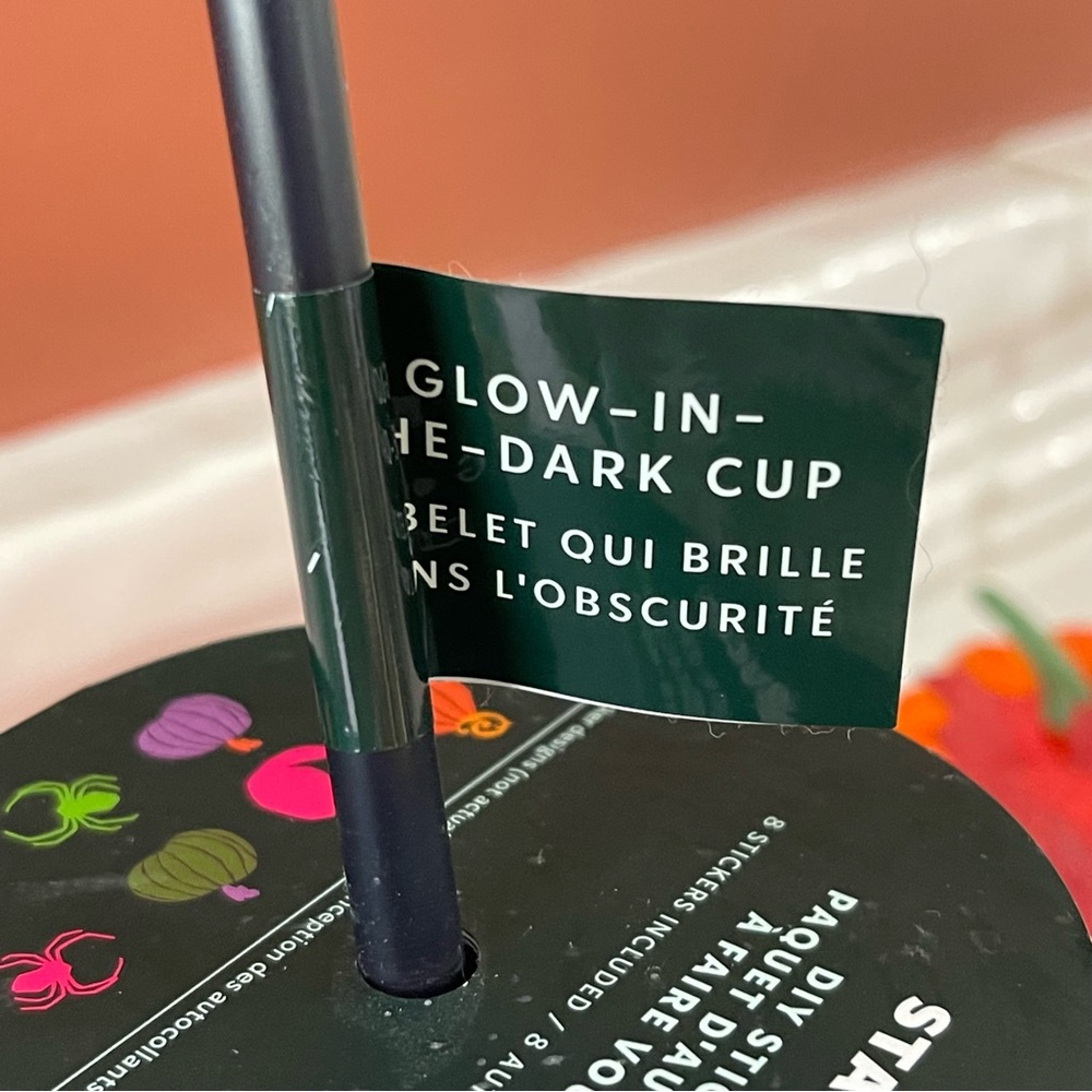 NWT Starbucks Halloween Spider Web Glow In the Dark Travel Cup. - Picture 2 of 6